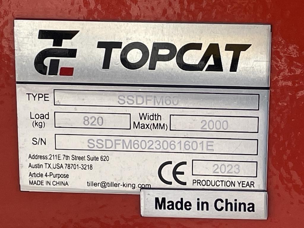 UNUSED Hydraulic Skid-Steer SSDFM60 Disk Cutter