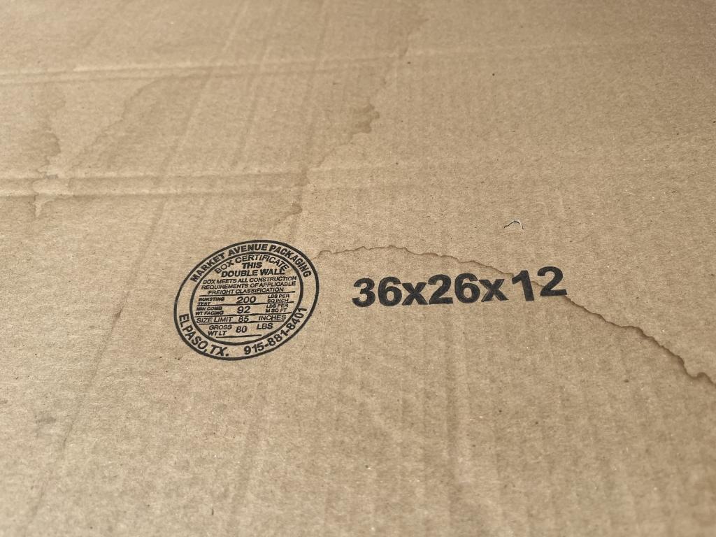 UNUSED Assorted Cardboard Boxes