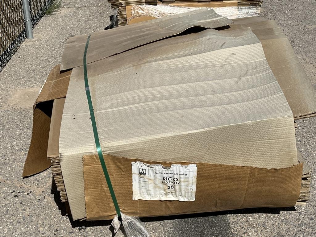 UNUSED Assorted Cardboard Boxes