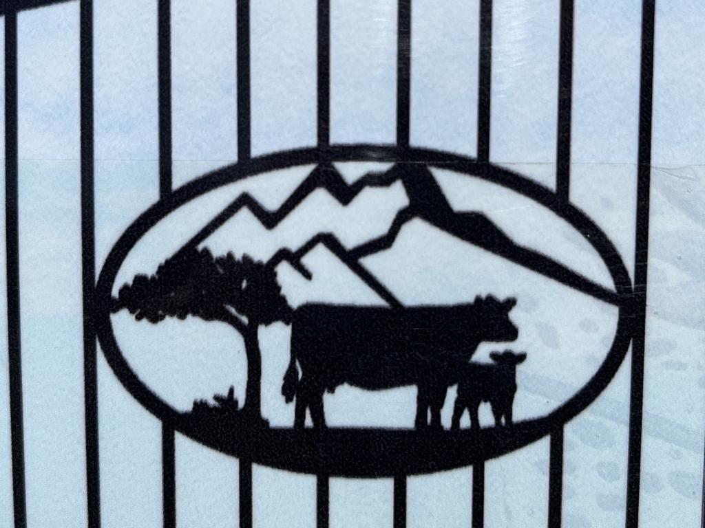 UNUSED 14FT Bi-Parting Iron Gate Pair w/Cattle