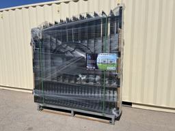 UNUSED 14FT Bi-Parting Iron Gate Pair w/Cattle