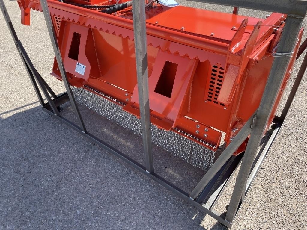 UNUSED Hydraulic Skid-Steer Forestry Drum Mulcher