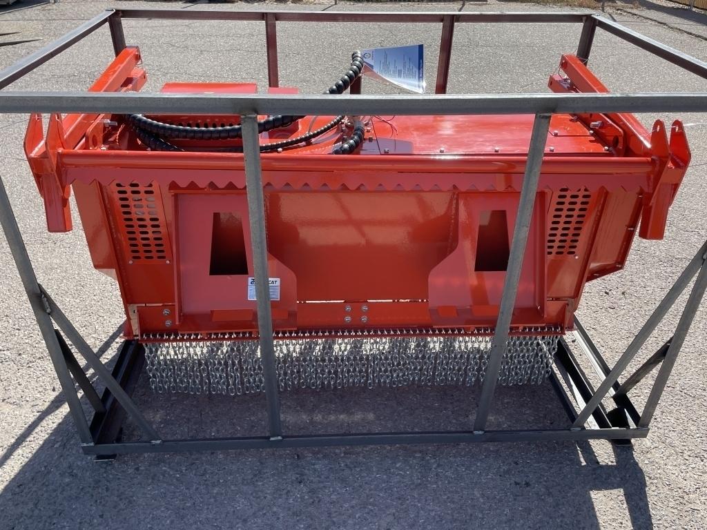 UNUSED Hydraulic Skid-Steer Forestry Drum Mulcher