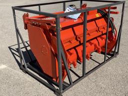 UNUSED Hydraulic Skid-Steer Forestry Drum Mulcher