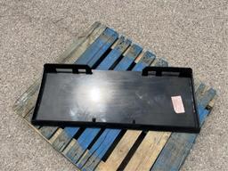 UNUSED SkidSteer/Tractor QuickAttach MountingPlate