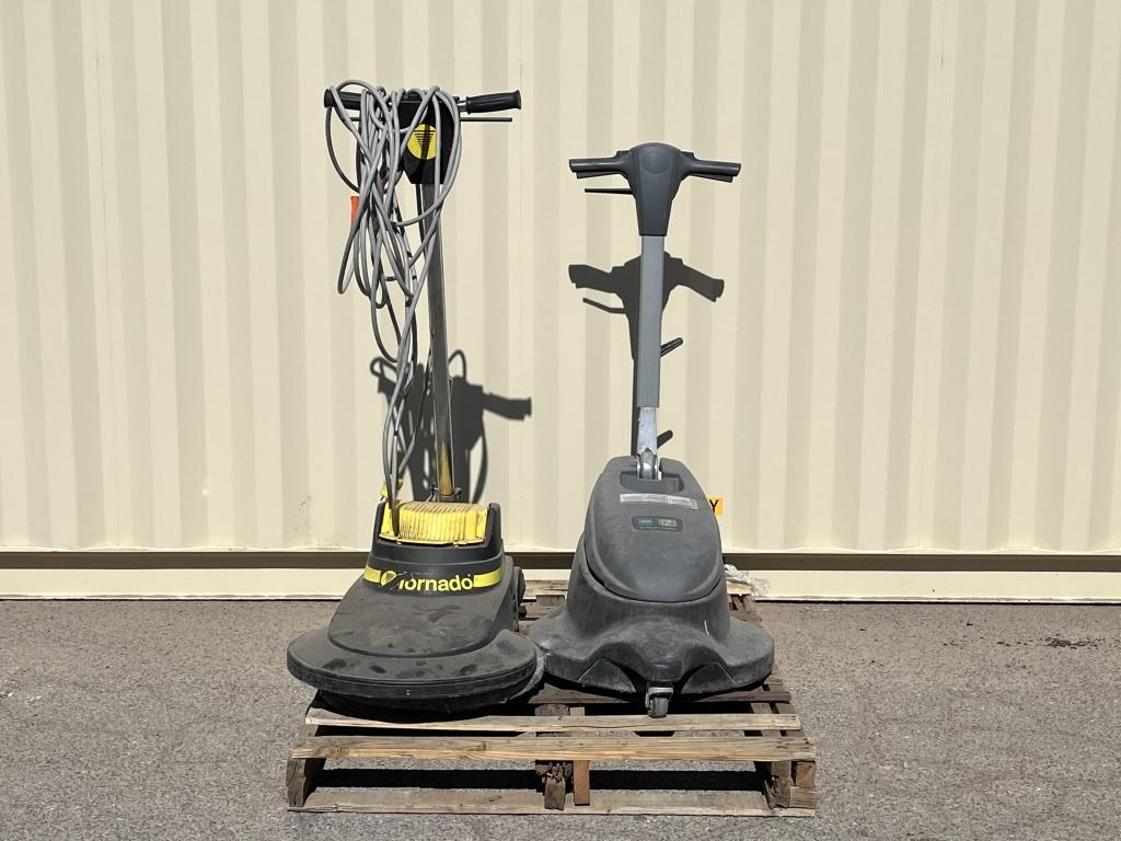 School Surplus- (2)pcs Floor Cleaning Machines