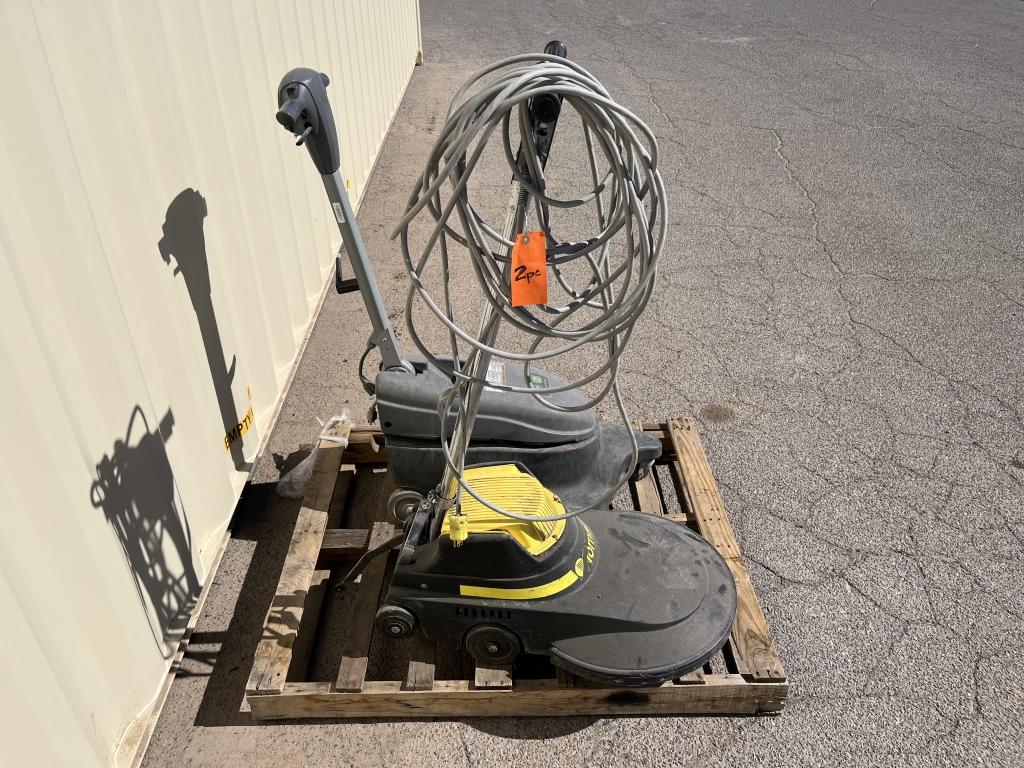 School Surplus- (2)pcs Floor Cleaning Machines