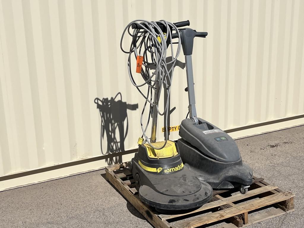 School Surplus- (2)pcs Floor Cleaning Machines