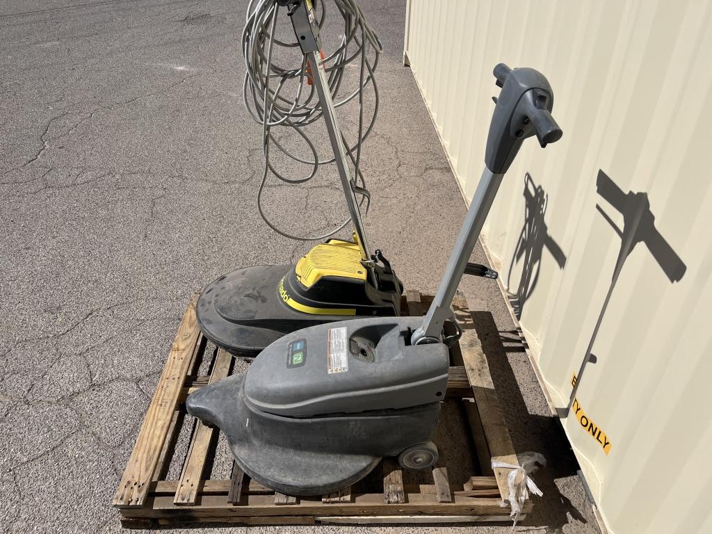 School Surplus- (2)pcs Floor Cleaning Machines