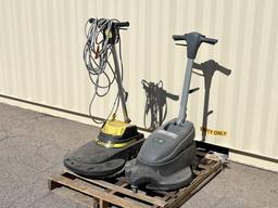 School Surplus- (2)pcs Floor Cleaning Machines