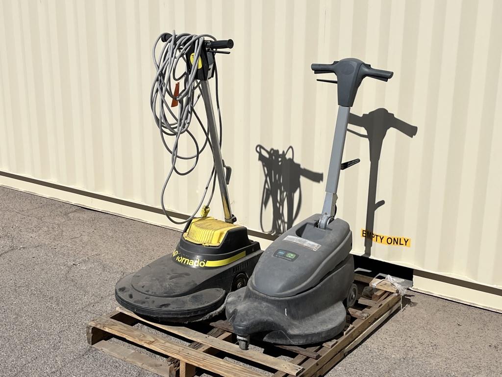 School Surplus- (2)pcs Floor Cleaning Machines