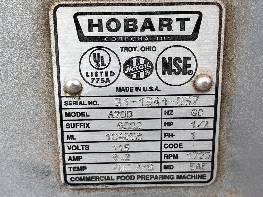 Hobart A200 Table Top Food Mixer