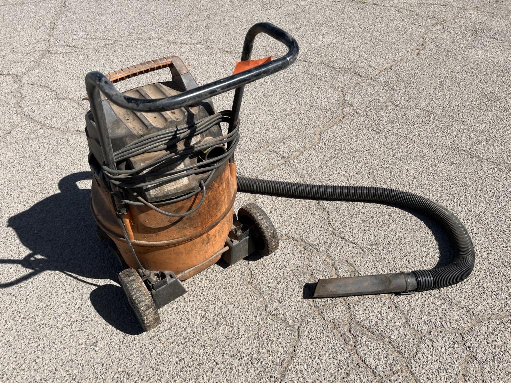 (2)pc-Rolling Heavy Material Cart,Rigid Shop Vac-B