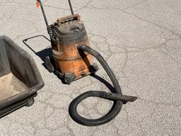 (2)pc-Rolling Heavy Material Cart,Rigid Shop Vac-B