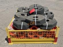 UNUSED (30) Construction Cones, Steel Mesh Pallet