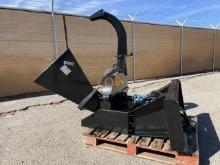 UNUSED Skid-Steer Hydraulic Brush Wood Chipper