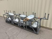 School Surplus -Stadium Light Stands,1500Watts- C