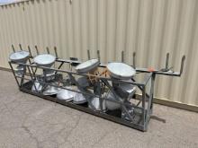 School Surplus -Stadium Light Stands,1500Watts- D