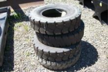 (4) 7.00-12 Forklift Tires