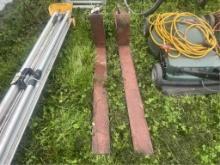 Pair Of Clam On Pallet Forks