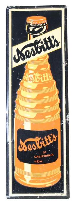 Nesbitt's of California Embossed Tin Sign