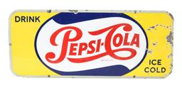 Drink Pepsi-Cola Ice Cold Porcelain Sign
