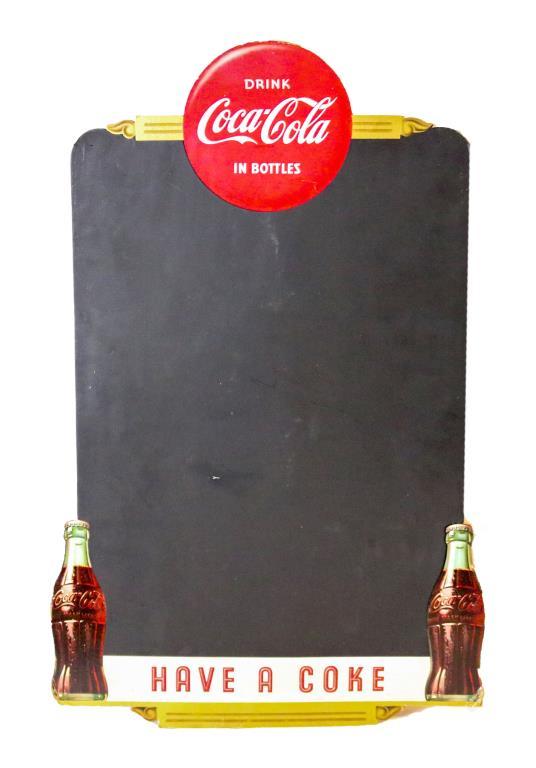 Drink Coca-Cola in Bottles Have A Coke Chalkboard