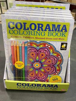 6 COLORING BOOKS