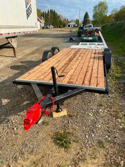 TOTALLY REBUILT TRAILER WITH A 14 FT BODY PLUS 2 FT BEAVERTAIL