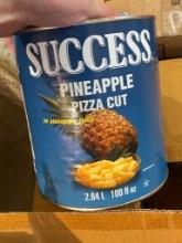 6 CANS OF PINEAPPLE