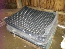 APPROX. 50 TOTAL OF 40 x 47 INCH PLASTIC GRATES