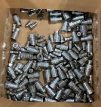 BOX LOT OF ASSORTED HYDRAULIC FITTINGS