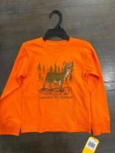 CHILDREN'S CARHARTT SHIRT, ORANGE, LONG SLEEVE, SIZE 2T