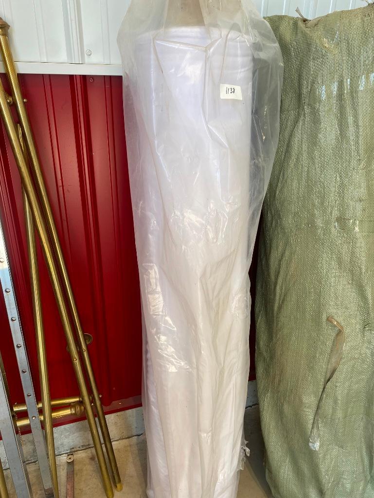BOLT OF WHITE FABRIC