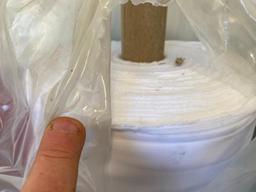 BOLT OF WHITE FABRIC