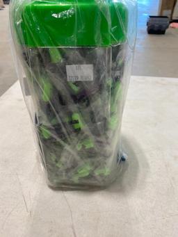 CONTAINER FULL OF FOAM EARPLUGS