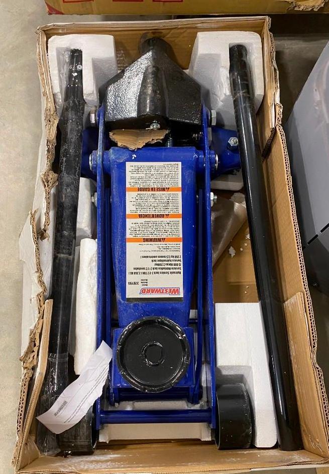 WESTWARD 2-1/2 TON HYDRAULIC SERVICE JACK
