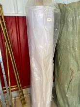 BOLT OF WHITE FABRIC