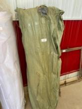 BOLT OF GREY/HIGHLIGHTER YELLOW FABRIC