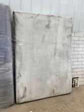 DOUBLE FOAM MATTRESS WITH ZIP-OFF COVER --- (COVER NEEDS WASHING)