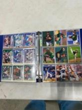 BOOK OF BASEBALL CARDS