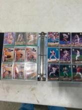 BOOK OF BASEBALL CARDS