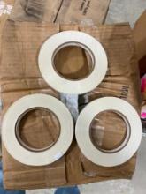 96 ROLLS OF WHITE PVC TAPE 3/8 INCH WIDE