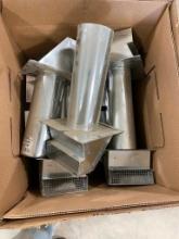 BOX OF 4 INCH X 12 INCH EXHAUST WALL VENTS