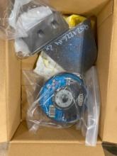 10 OF 5 INCH CUT-OFF DISCS AND OTHER HARDWARE