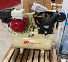 INGERSOLL RAND 30 GALLON GAS POWERED AIR COMPRESSOR WITH HONDA MOTOR