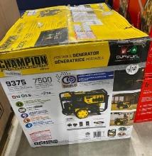 CHAMPION GENERATOR, 7500 WATTS