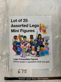 LOT OF 25 ASSORTED LEGO MINI FIGURES