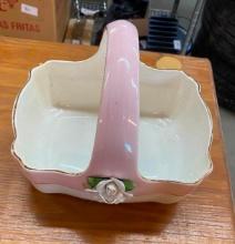 GLASS DECORATIVE BASKET