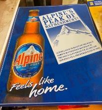 TIN ALPINE SIGN